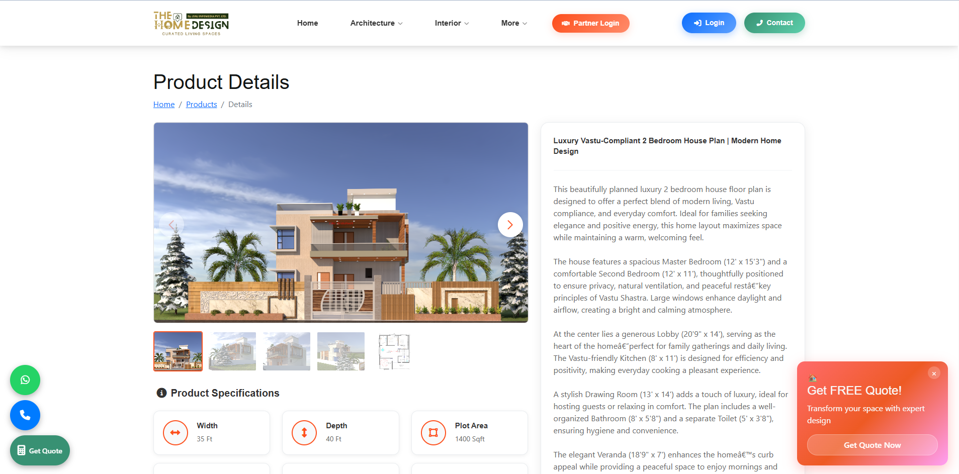 The Home Design – Architecture, Interior & Online 2D/3D Design Platform