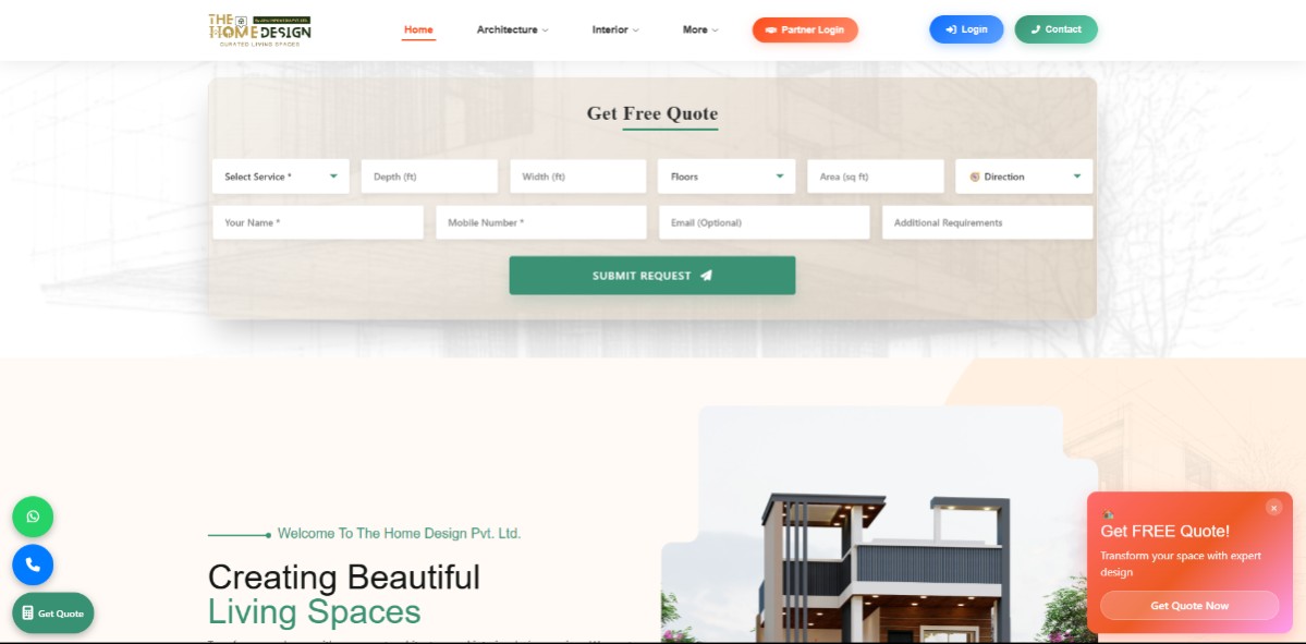 The Home Design – Architecture, Interior & Online 2D/3D Design Platform
